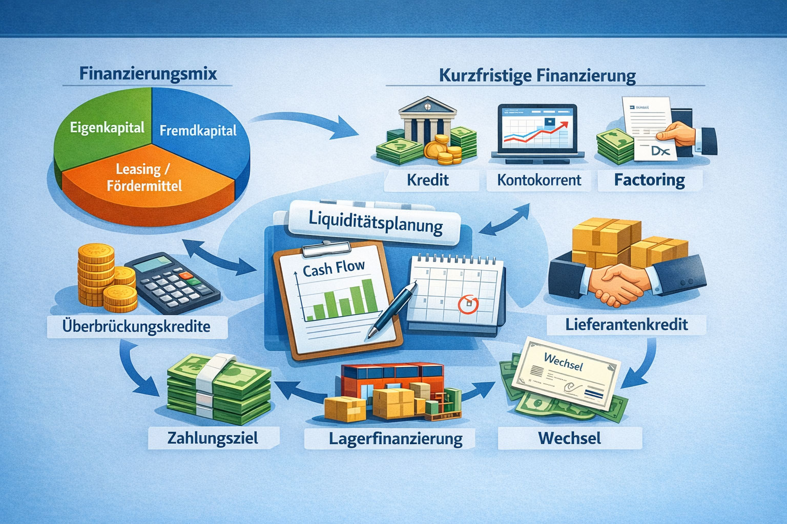Finanzierungsmix & kurzfristige Unternehmensfinanzierung